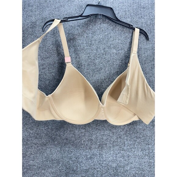 Lane Bryant Cacique Bra 48C Invisible Backsmoother Full Coverage Cafe Mocha - Picture 7 of 9